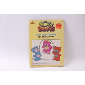 Nosy Bears, Fun and Games, Coloring Book, USED, Random House, ~ 251210-WH 1377